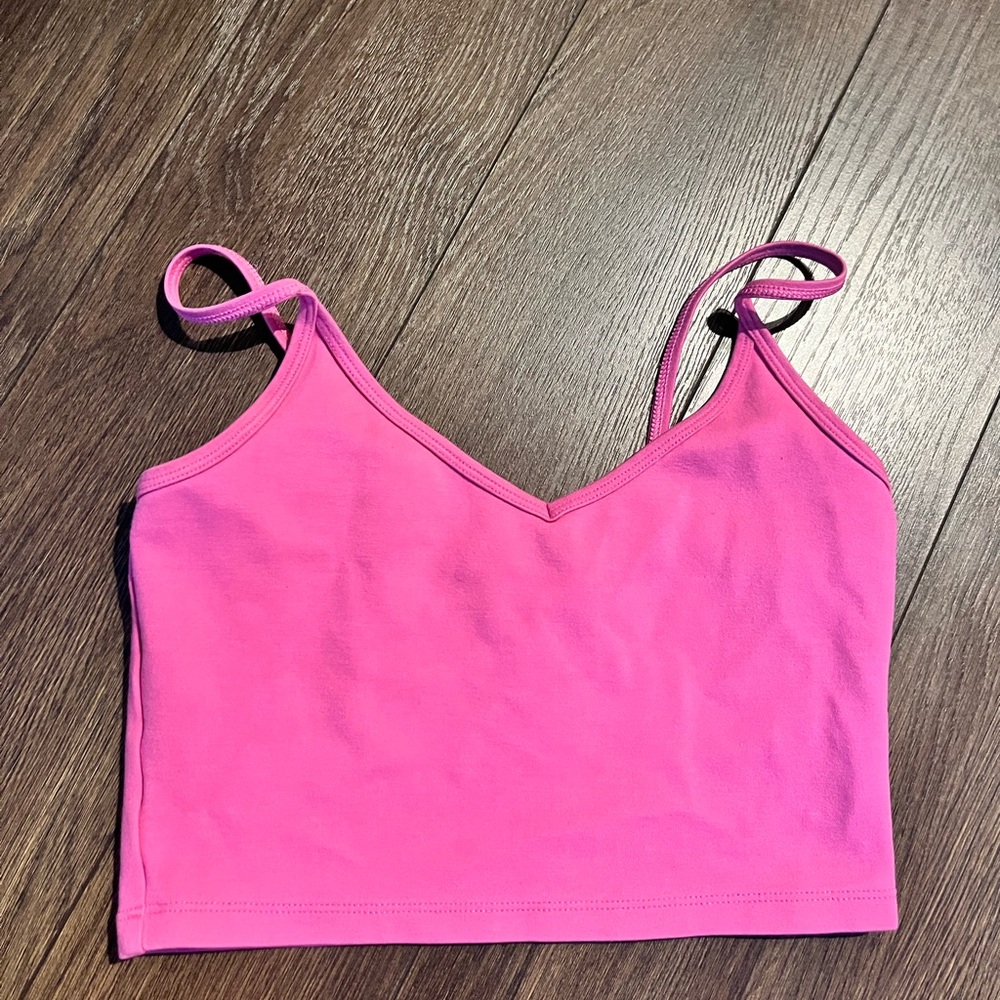 Pink Crop Top